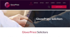 Desktop Screenshot of gloverpriest.com