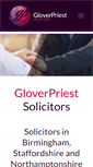 Mobile Screenshot of gloverpriest.com